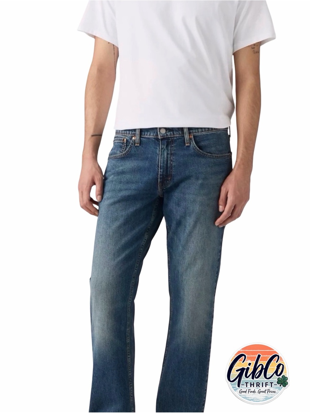 Levi Signature | Size 29x30 | 551 Relaxed Straight Men's Jeans | Dark Wash